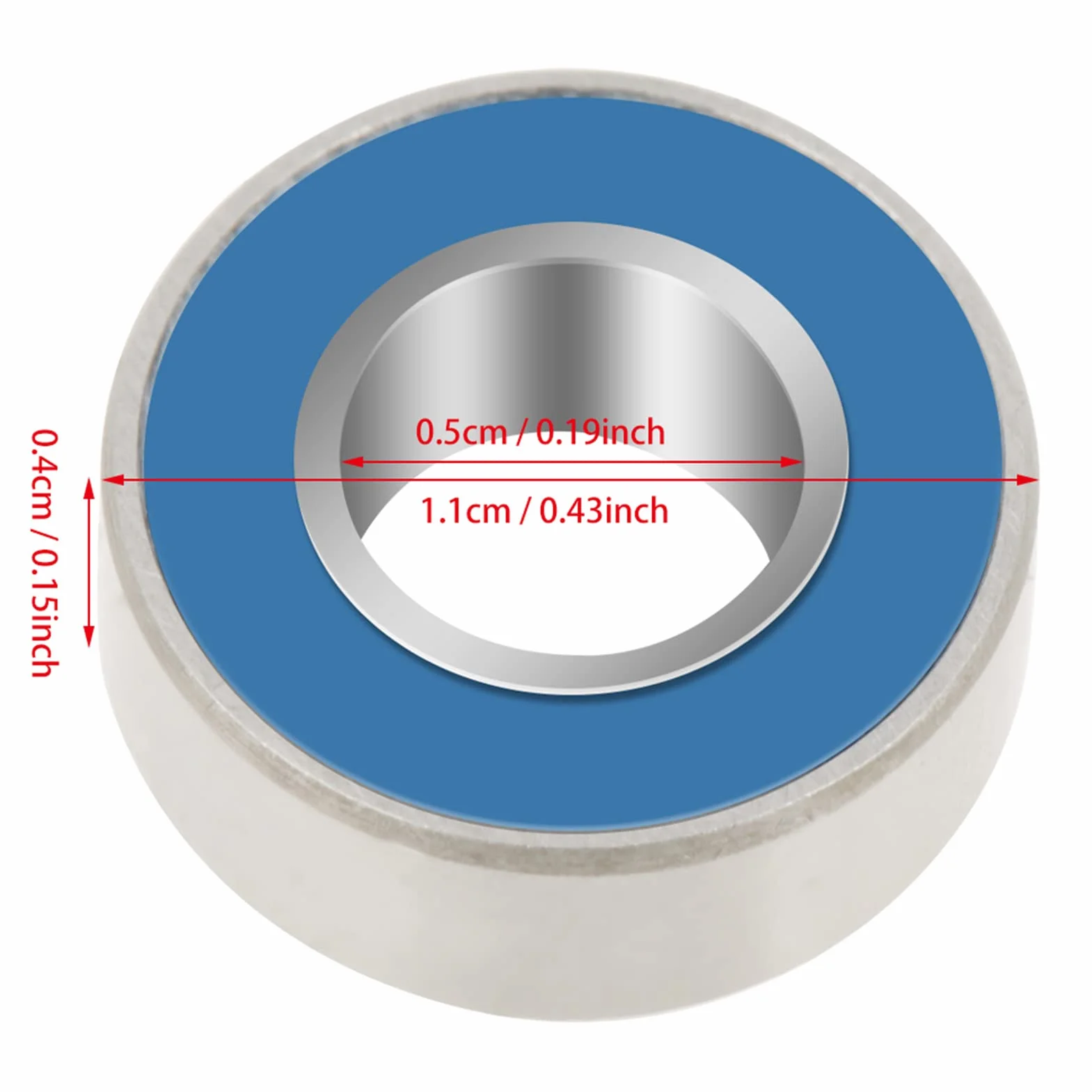 Łożyska kulkowe MR115-2RS 5x11x4 mm metalowe uszczelnione 25 sztuk