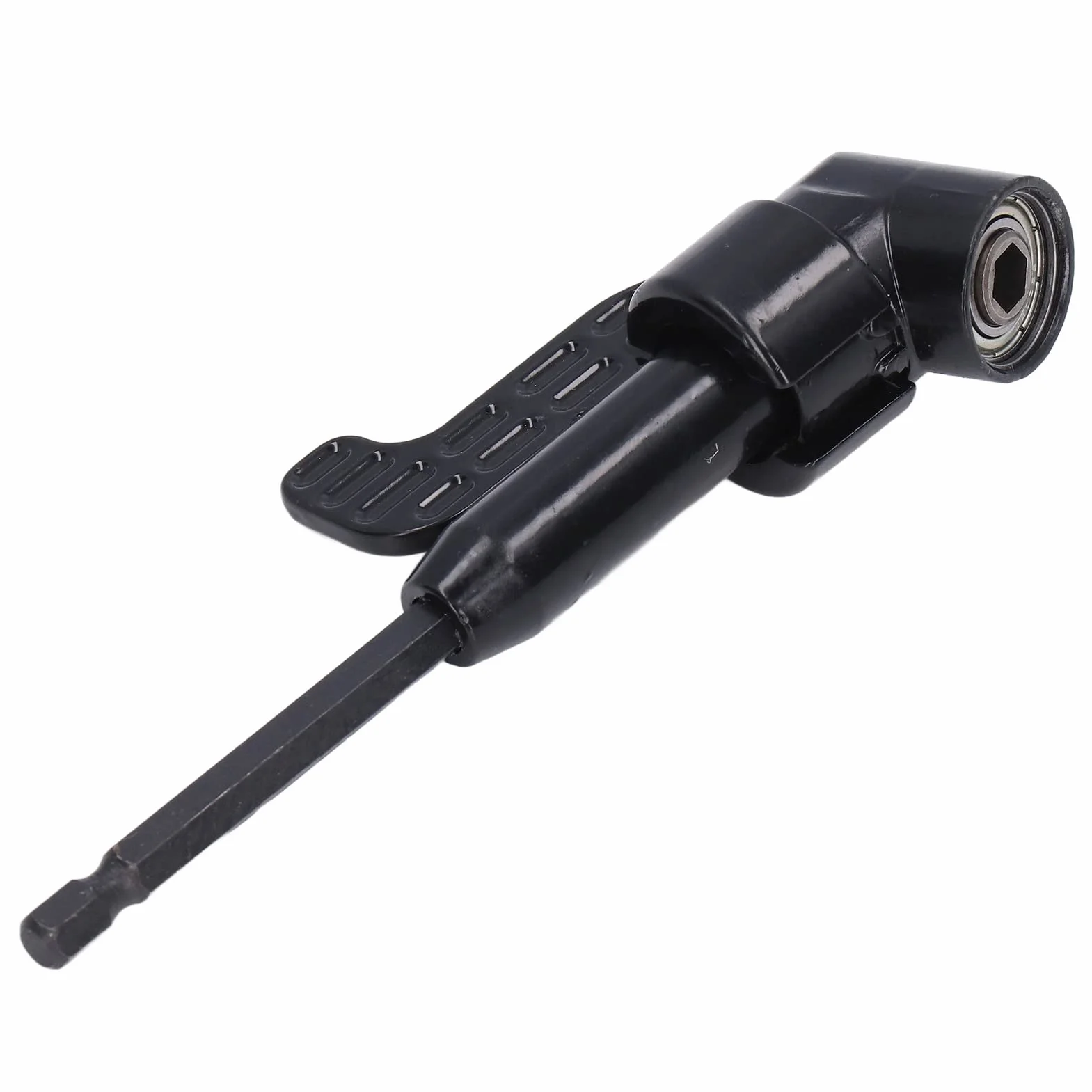 Adapter do Wiertarki Elektrycznej 105 Stopni Magnetyczny Wkrętak Kątowy z Chwytem Sześciokątnym 1/4 Cala do Akumulatorów, Uchwyty na Bity