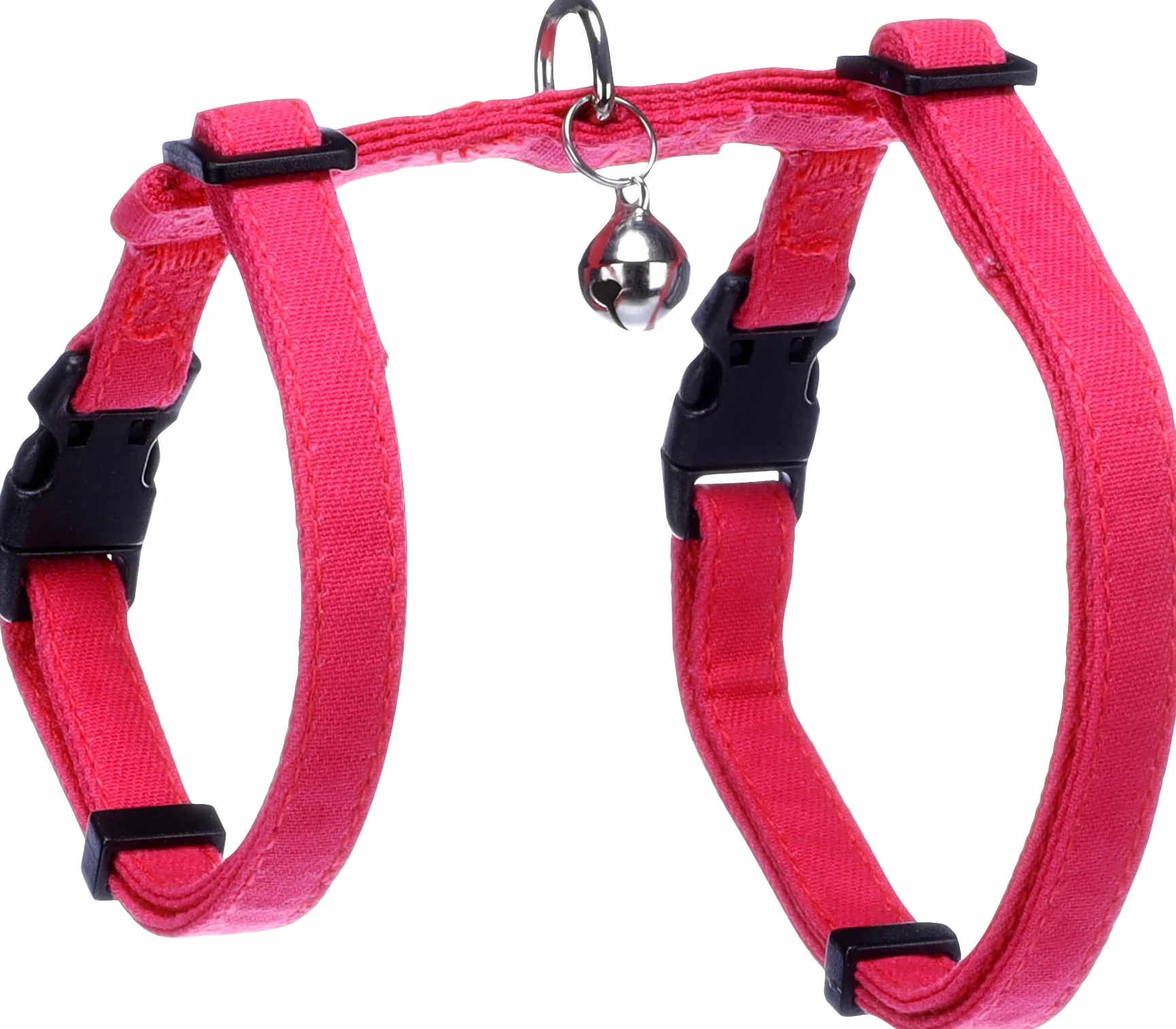 Flamingo Uprząż dla kota ze smyczą Lomi Fuksja 22-36cm 27-46cm 110cm 10mm