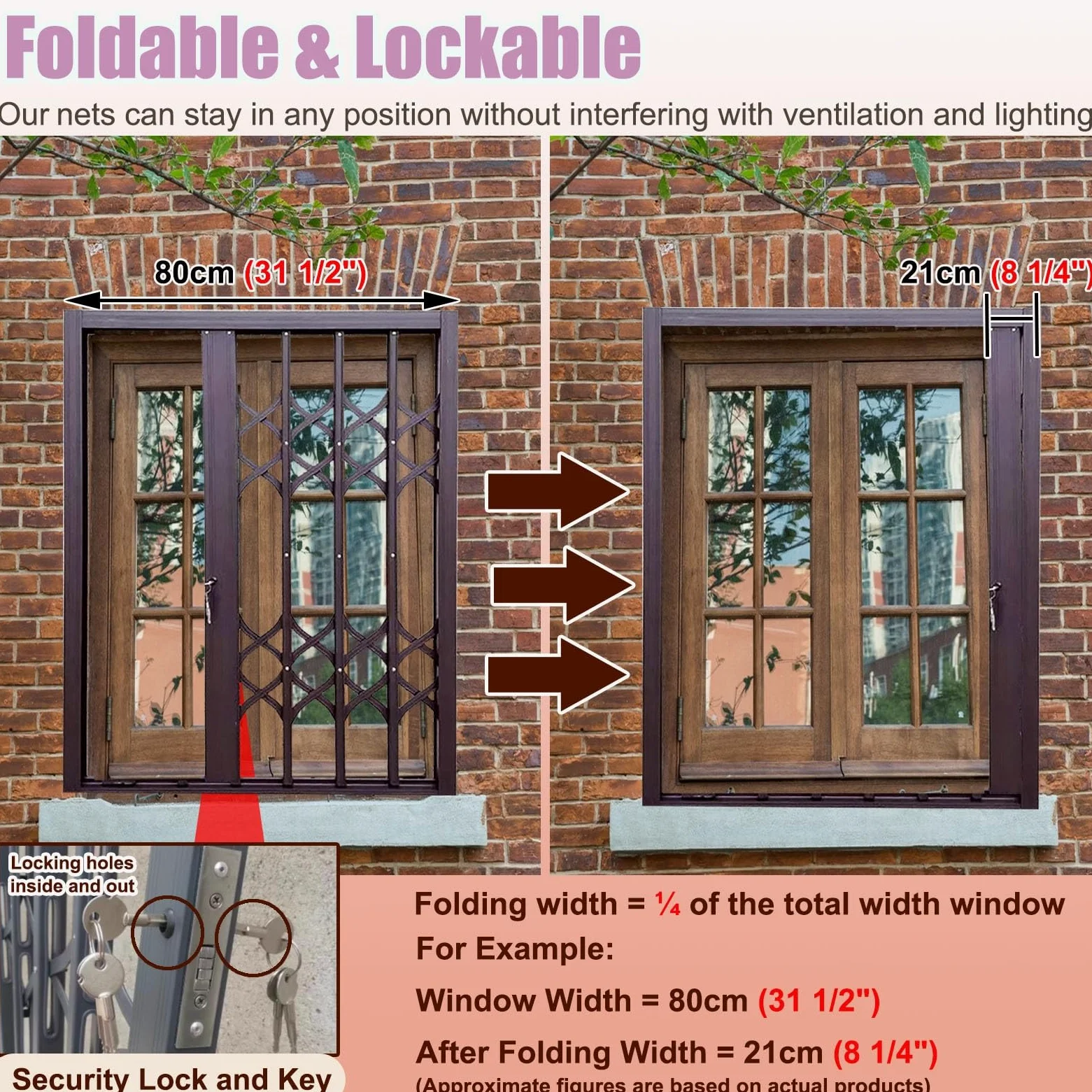 Składana metalowa chowana bariera bezpieczeństwa dla zwierząt domowych antykradzieżowa bariera bezpieczeństwa do domu i sypialni (71 x 122 cm) - Trwałe ogrodzenie dla ochrony zwierząt