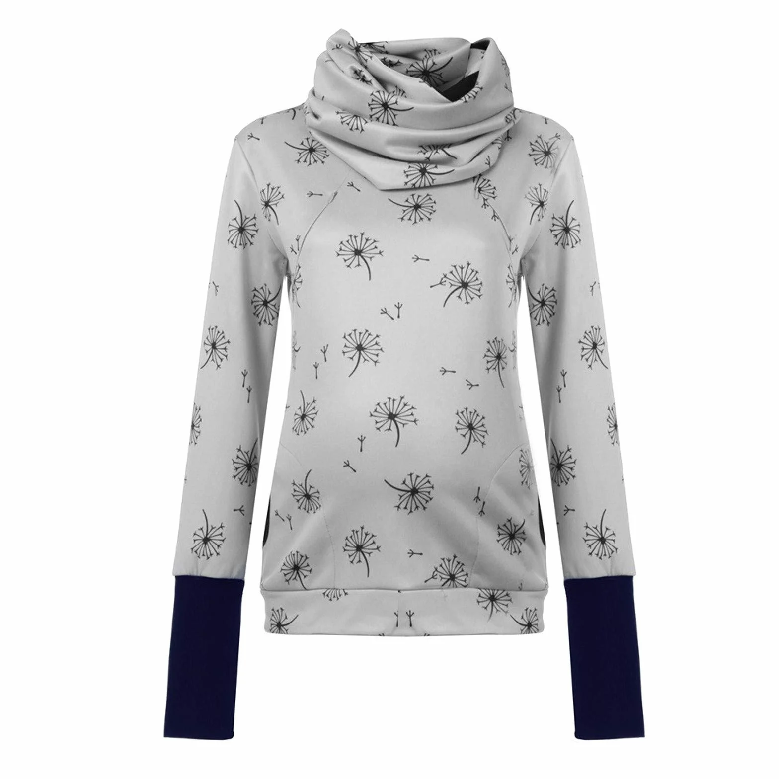 Lekki długi kardigan do karmienia piersią bluza z kapturem sweter top bluzka ciążowa sweter kardigan płaszcz