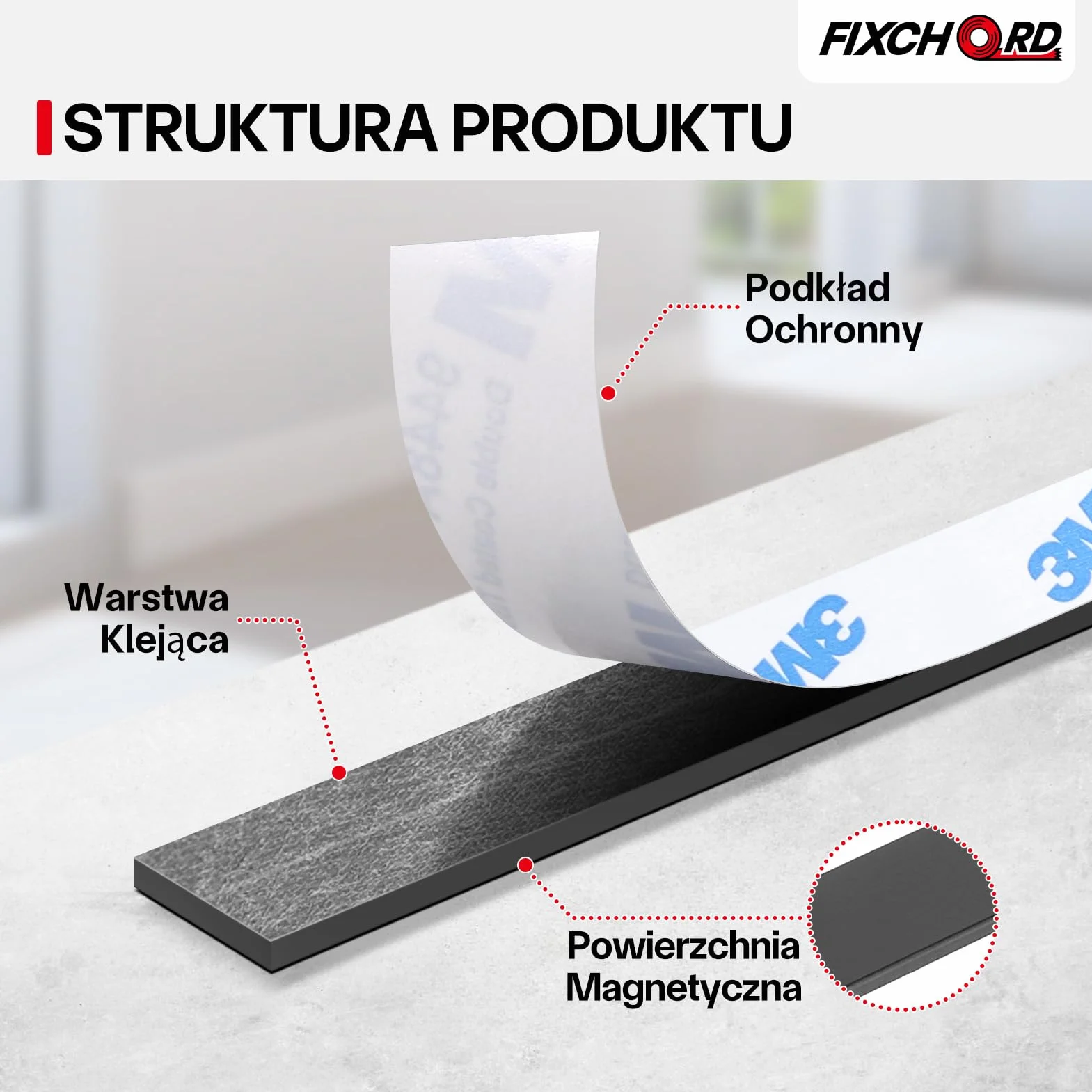Taśma Magnetyczna A+B, Taśma Magnetyczna z Mocno Przylegająca Warstwa Klejąca do Ekranów Przeciw Owadom, Majsterkowania, Tablic, Pasek Magnetyczny, Paski Magnetyczne, 1.2m*15mm