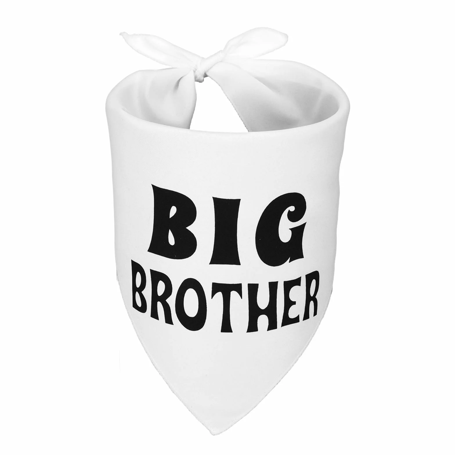 Bandana dla psa Big Brother, regulowany trójkątny szalik z poliestru, nowe ogłoszenie ciążowe dla zwierząt domowych, akcesoria ujawniające płeć dla małych i średnich psów płci męskiej