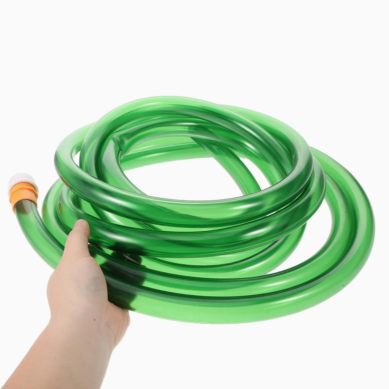 Ipetboom 1 zestaw części węża hydraulicznego do podmieniacza wody w akwarium - 5-metrowy przezroczysty wąż, wąż do odkurzacza z klipsem, rura syfonowa do napełniania zbiornika na ryby w stawie
