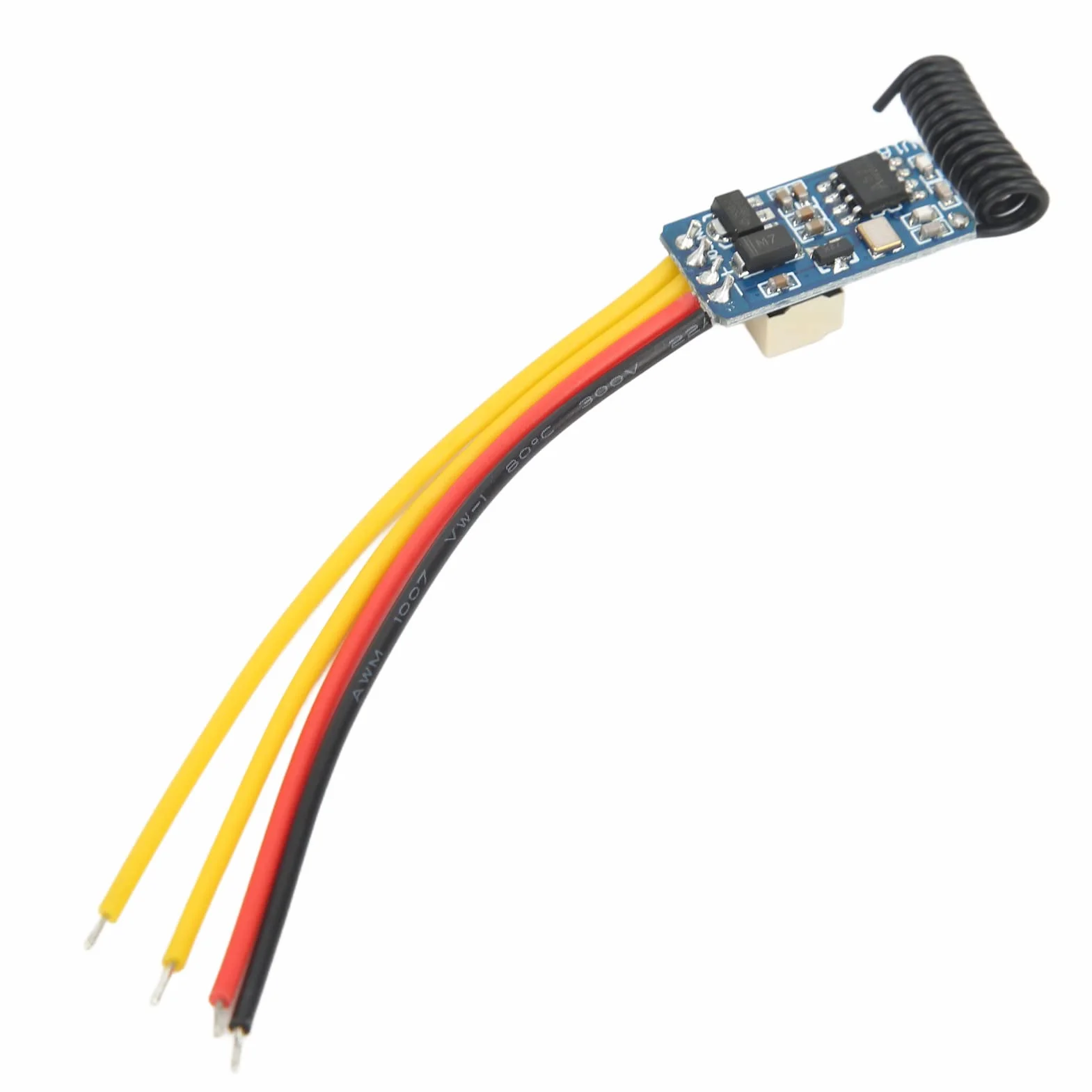 Bezprzewodowy Pilot Zdalnego Sterowania i Zestaw Odbiornika, Mini Przekaźnik Zdalnego Sterowania Przełącznik 433,92 MHz z Opóźnieniem Nadajnik-odbiornik DC3.5V-DC12V