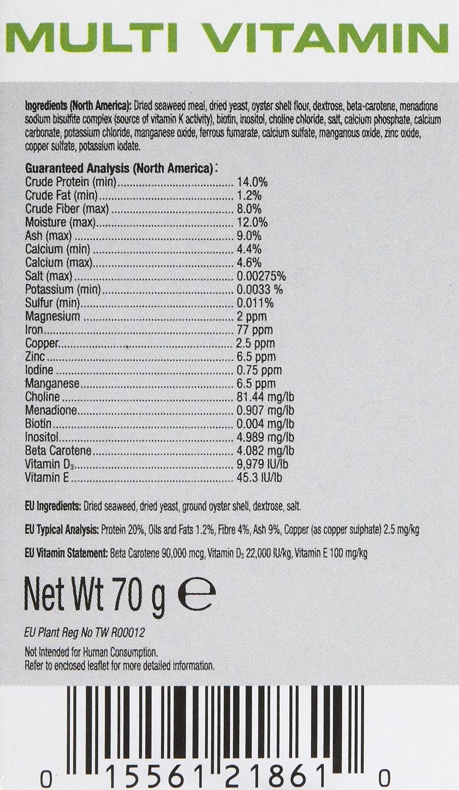 Exo Terra Multiwitaminy 70 g
