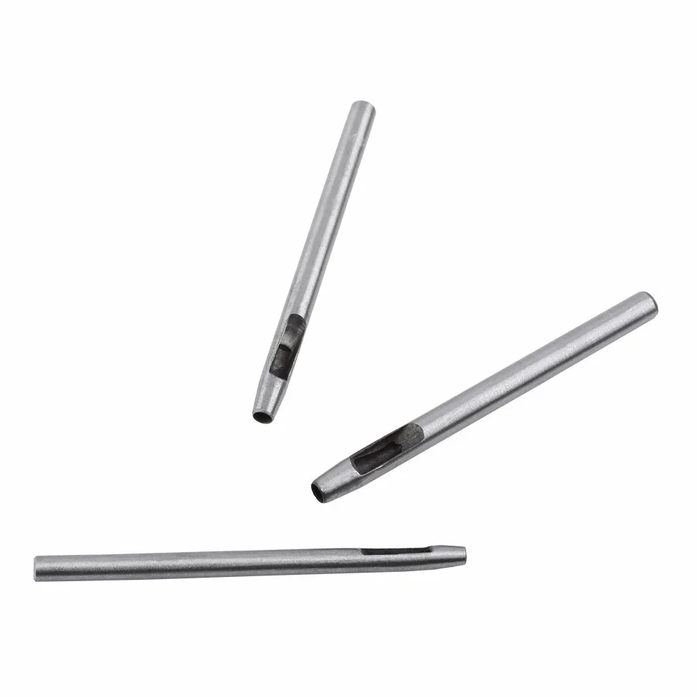 100 0.5–5mm Hollow Hole Punch DIY Zestaw narzędzi do dziurkowania skóry do pasków do zegarków