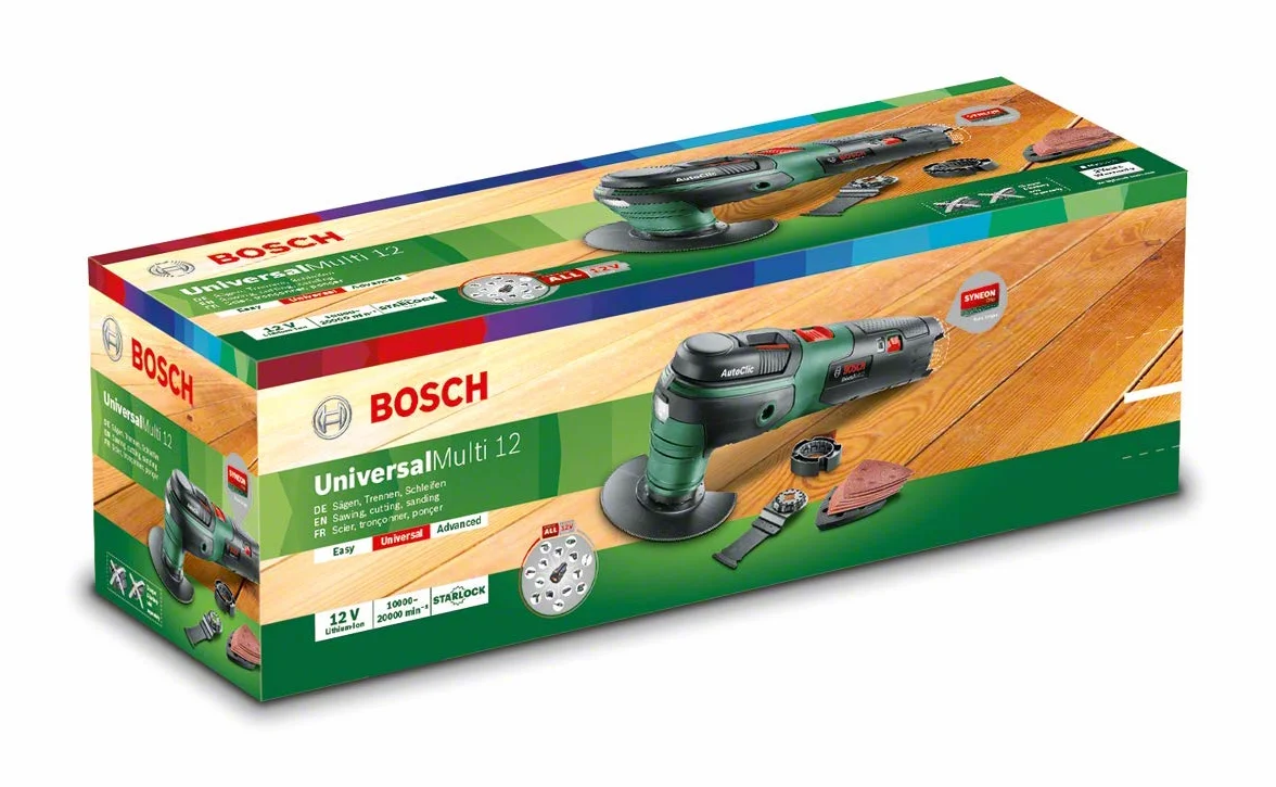 Bosch UniversalMulti 12 Multi-Tool 20000 RPM Li-Ion 62 mm