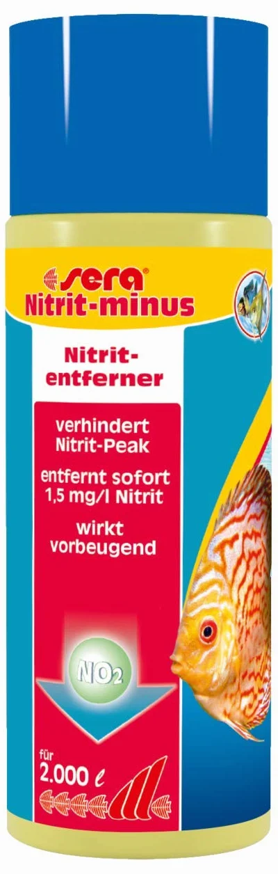 sera Akwarium, 500 ml, natychmiastowa pomoc przeciwko azotom, usuwa do 1,5 mg/l azotu na dawkę zapobiega powstawaniu azotu