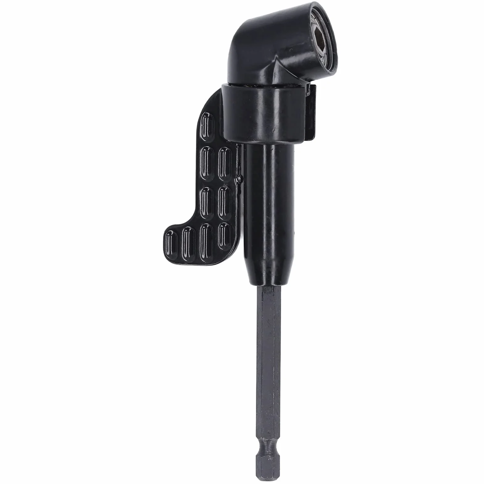 Adapter do Wiertarki Elektrycznej 105 Stopni Magnetyczny Wkrętak Kątowy z Chwytem Sześciokątnym 1/4 Cala do Akumulatorów, Uchwyty na Bity