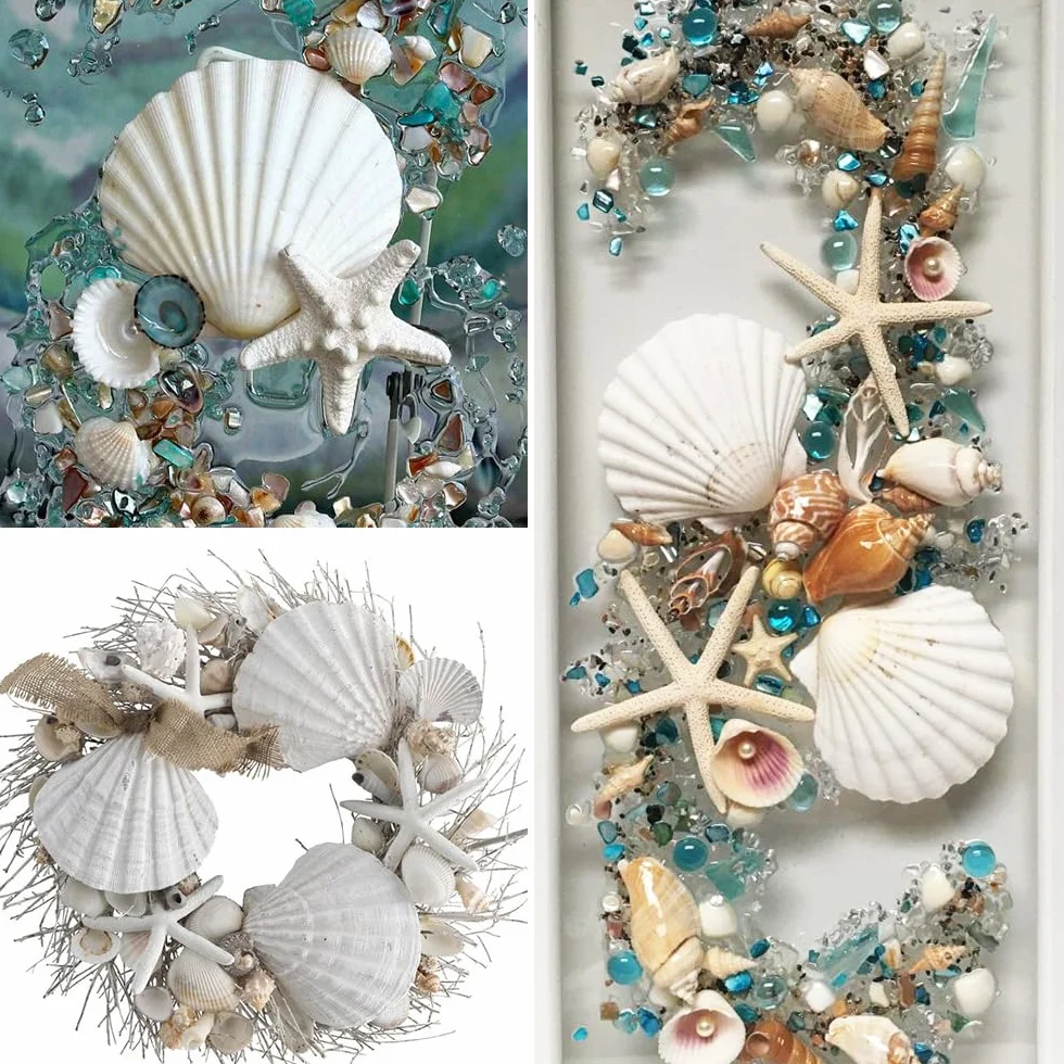 12 białych muszelek, 9-10 cm, duże muszle, muszle, naturalne muszle, do rzemiosła DIY, dekoracja kuchni, dekoracja przekąsek, dekoracja akwarium, na plażę