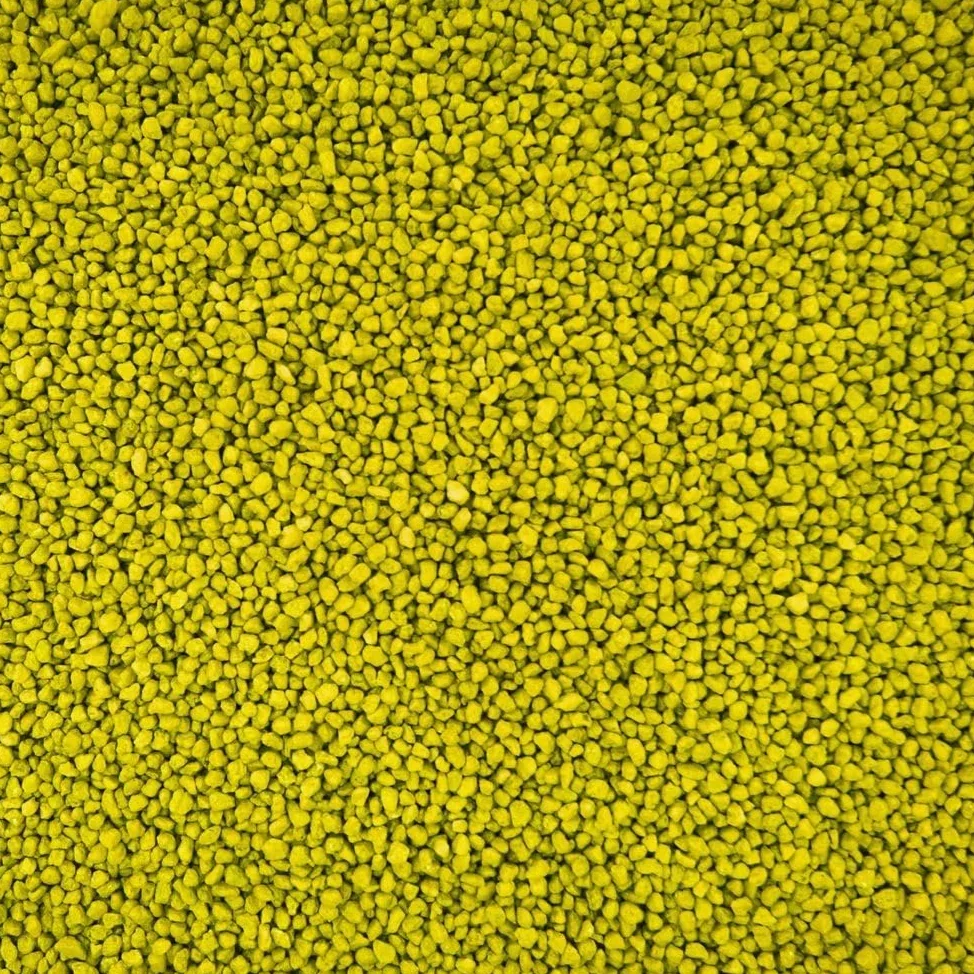 AquaOne Żwir do akwarium, 20 kg, żółty 2-3 mm, żwir akwariowy, jakość premium, żwirek kwarcowy, zaokrąglone ziarno, żwir akwariowy, dekoracja do akwarium