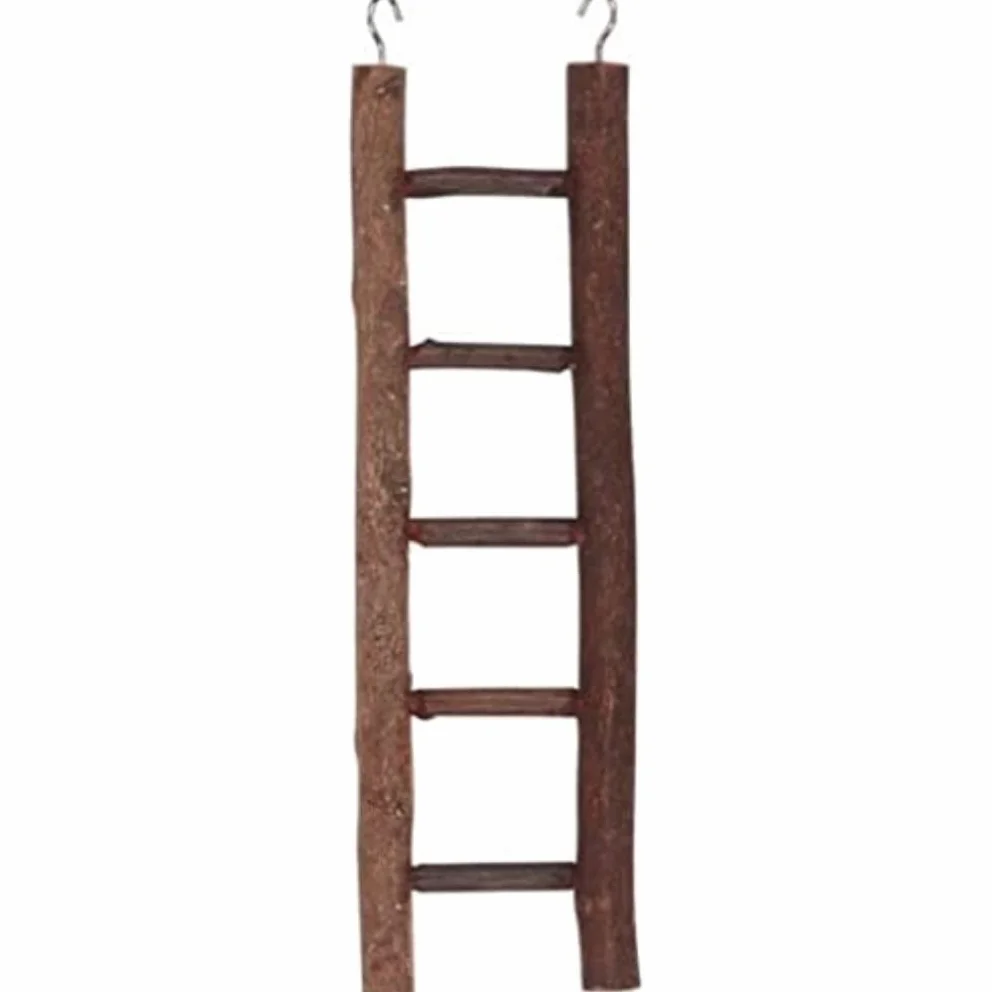 Kerbl Drabina 5-stopniowa naturalne drewno 26 cm
