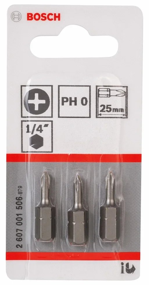 Bosch Profesional BIT PH0 EH 3PC