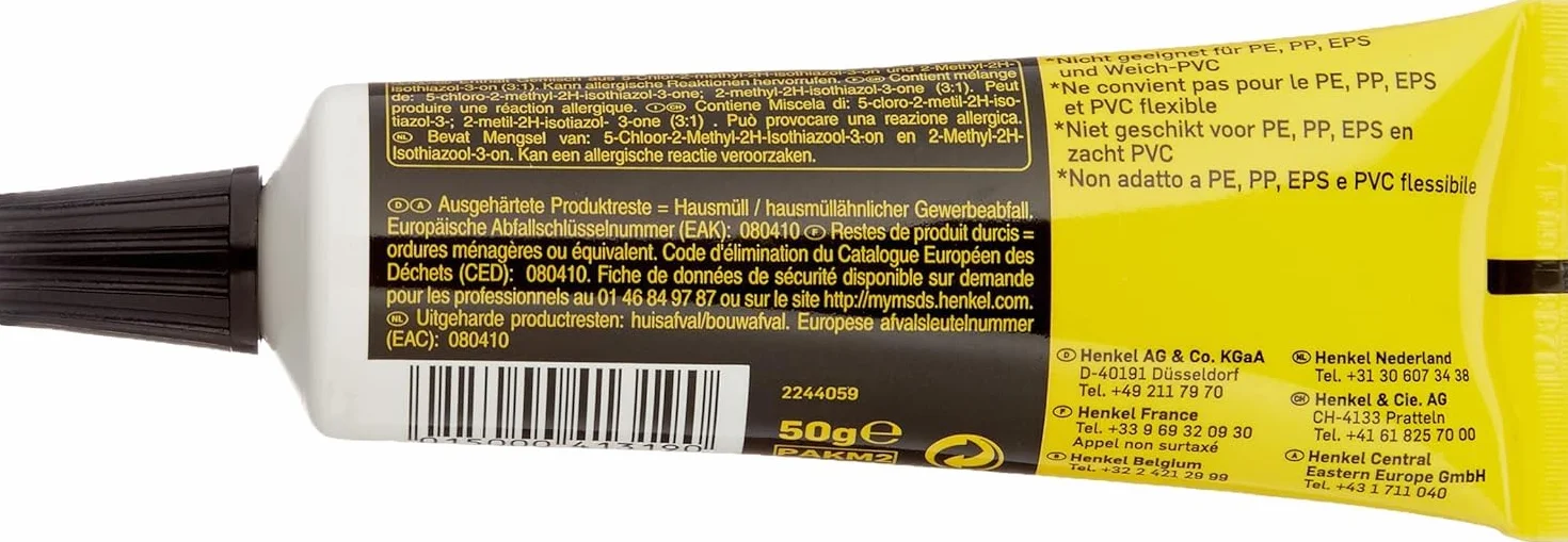 Pattex 9H PAKM2 Multi klej uniwersalny, tubka 50 g