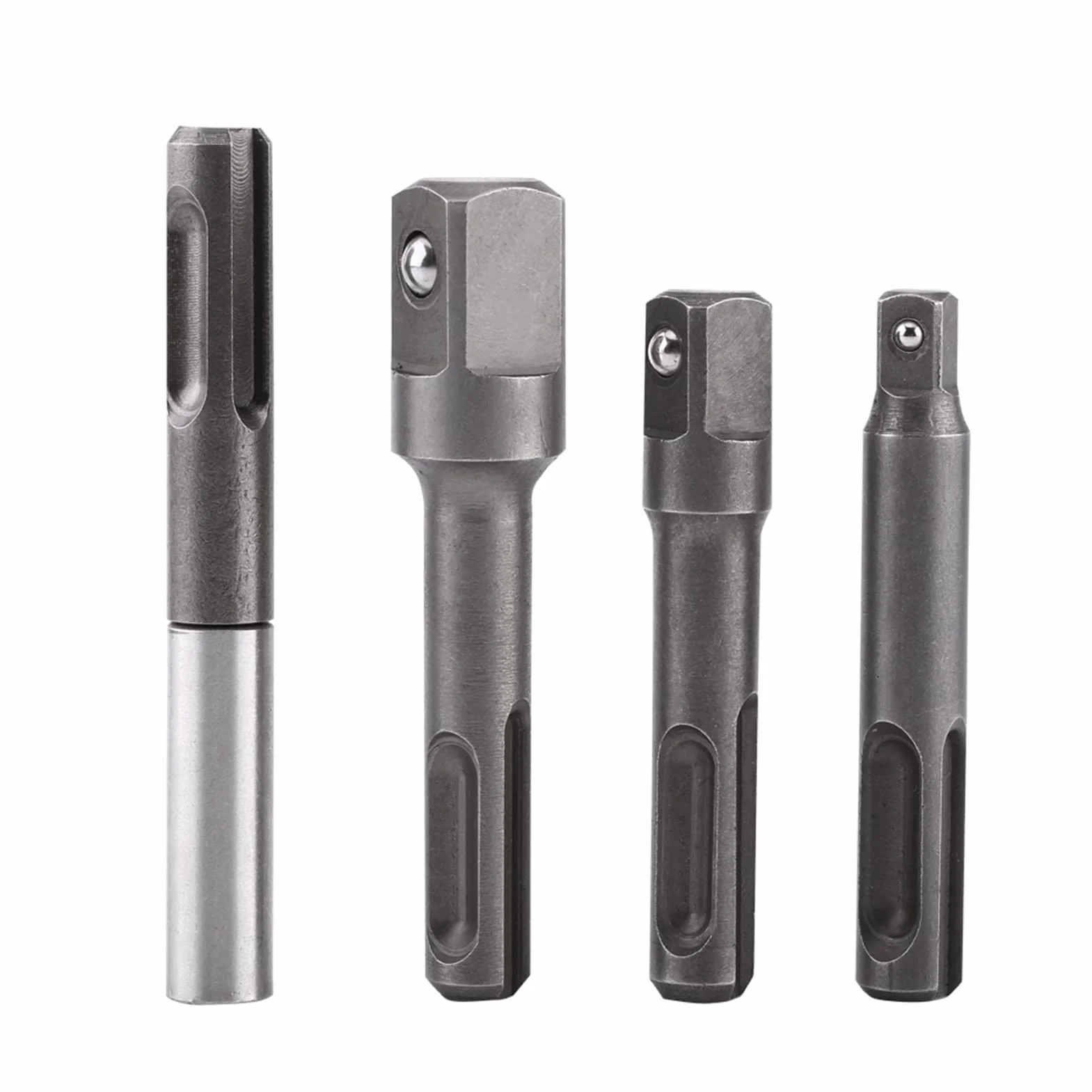 Jeffergarden Adapter SDS, Adapter Gniazda Sześciokątnego 1/4 Cala na Zestaw Adapterów Nasadek Udarowych 1/4 3/8 /2 do Nakrętek śrubowych Dowolna Wiertarka i Wkrętak Ręczny, Elastyczne