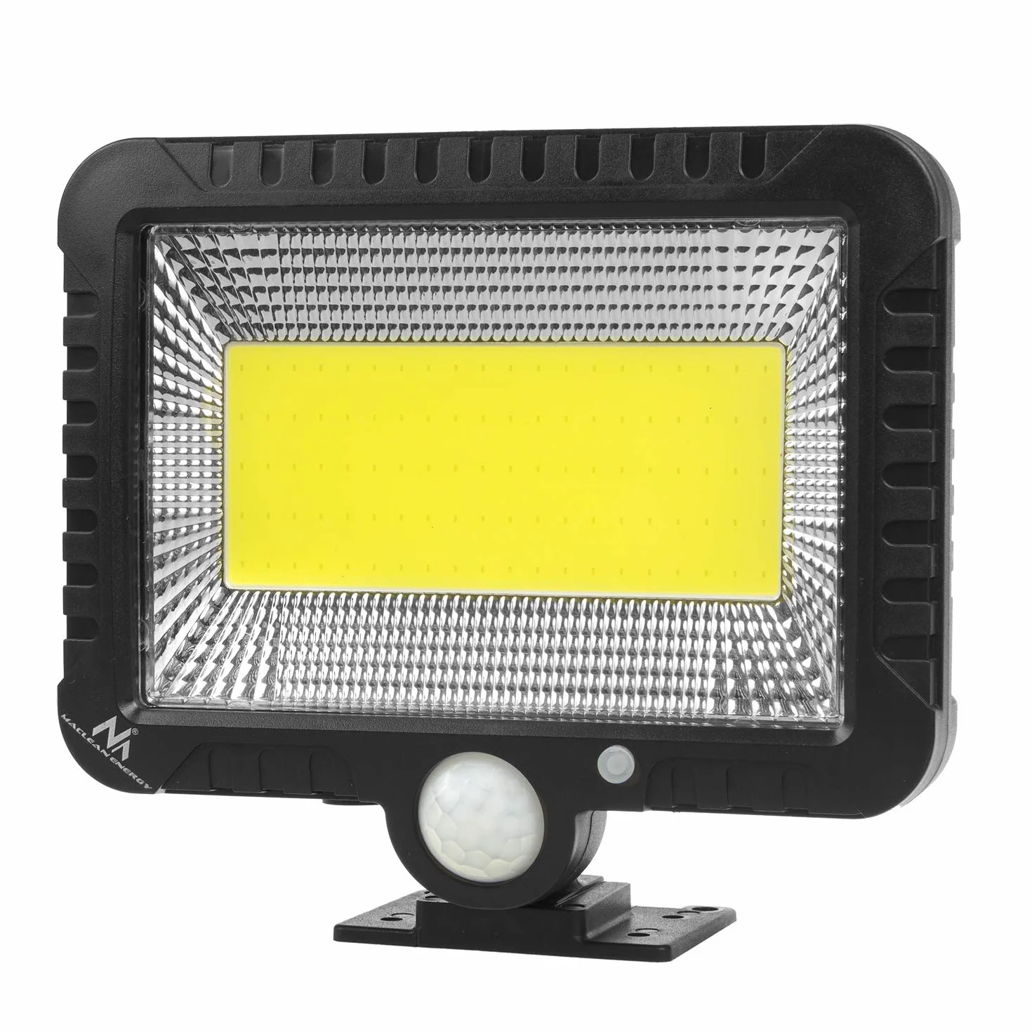Maclean MCE438 Reflektor LED z Czujnikiem Ruchu, Reflektor Ścienny z Czujnik Zmierzchu, Lampa Solarna IP44, 5 W, 400 lm, 6000 K, zimna biel, 1 sztuka, Czas Czuwania Czujnika Ruchu Wynosi do 12 Godzin