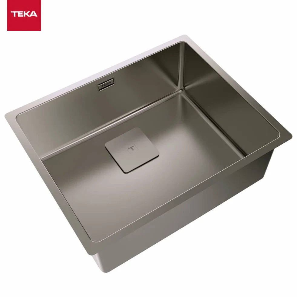 Teka FlexLinea RS15 50.40 zlewozmywak z 1 wiadrem, potrójnie zabudowy, kolor tytanowy