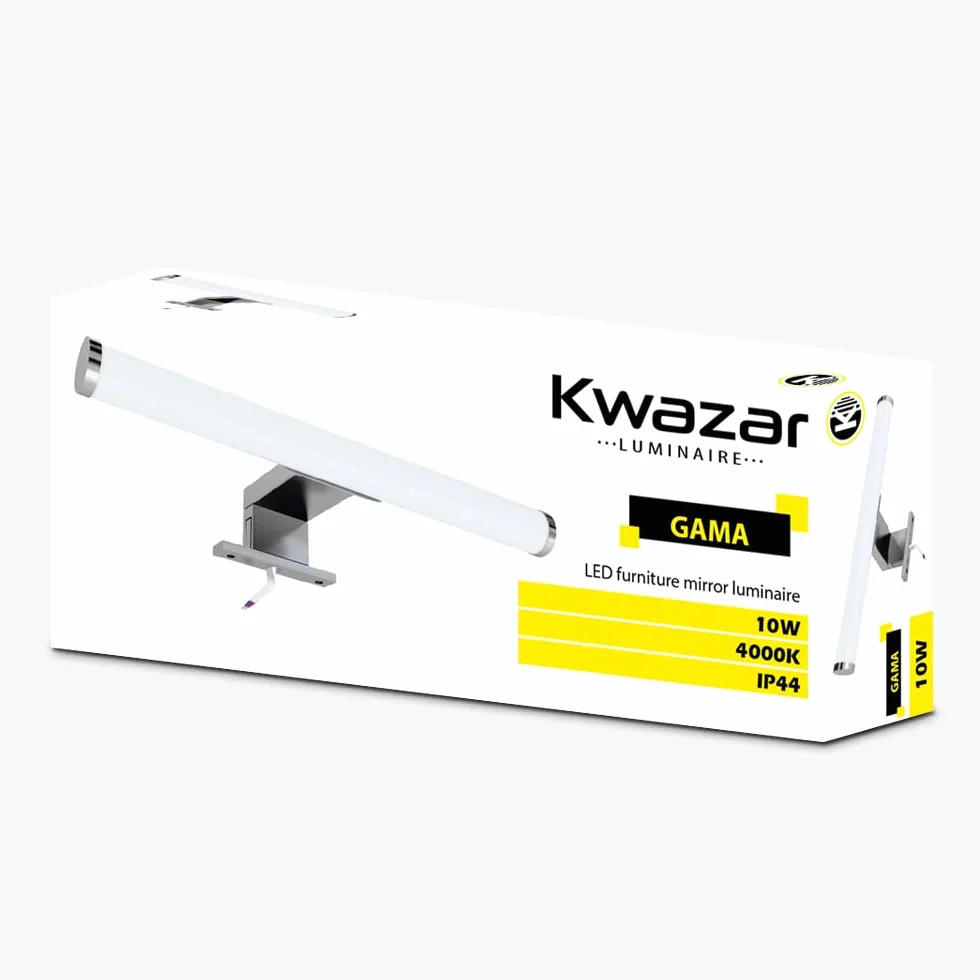 Kwazar - Lampa LED do Lustra GAMA 10W 60CM, 730lm, 4000K Neutralna Biel, IP44 – Kinkiet Łazienkowy, Lampka Meblowa i Oświetlenie Ścienne - Niskie Zużycie Energii