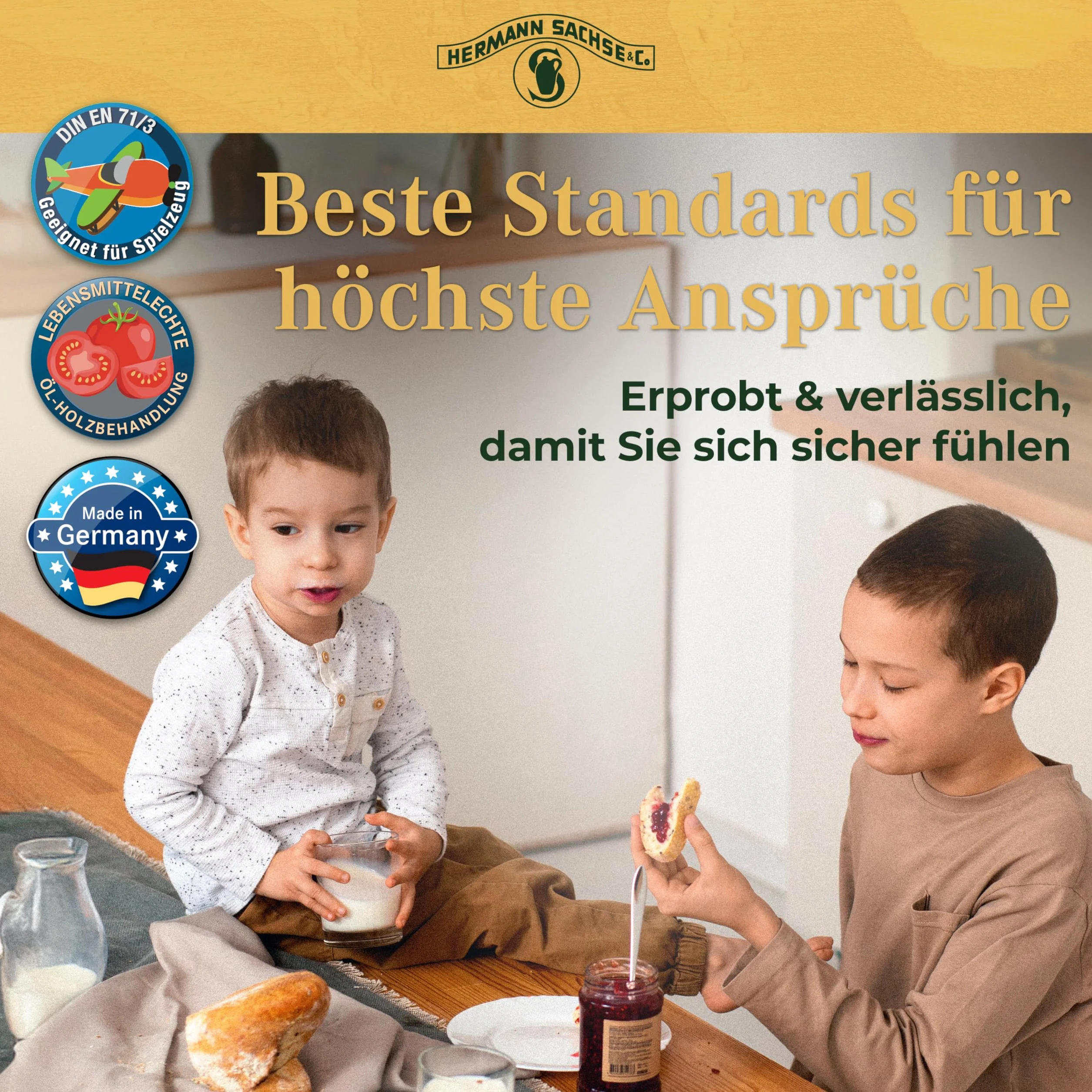 Olej twardy bezbarwny 250 ml – do drewna i mebli – ochrona we wnętrzach – z ściereczką i matą ścierną