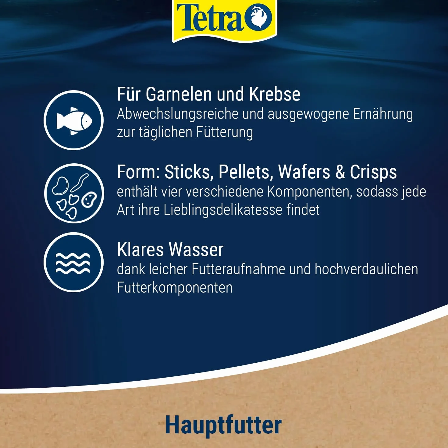 Tetra Crusta Menu – karma 4 w 1 z patyczkami, granulkami, wazami i granulatami do krewetek i raków, dla urozmaiconej diety, puszka 100 ml