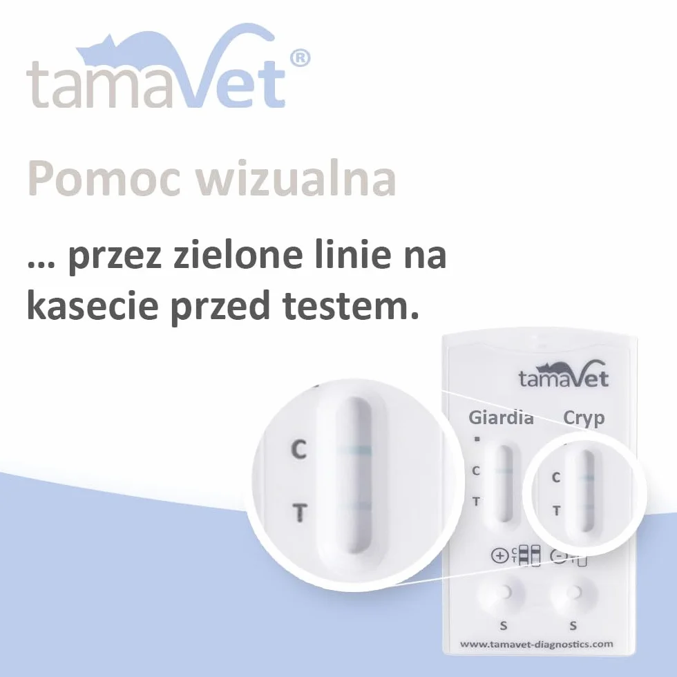 Multi 2TD Szybki test Giardia i Cryptosporidium parvum – 5 testów do wykrywania giardii i kryptosporidium u psów i kotów