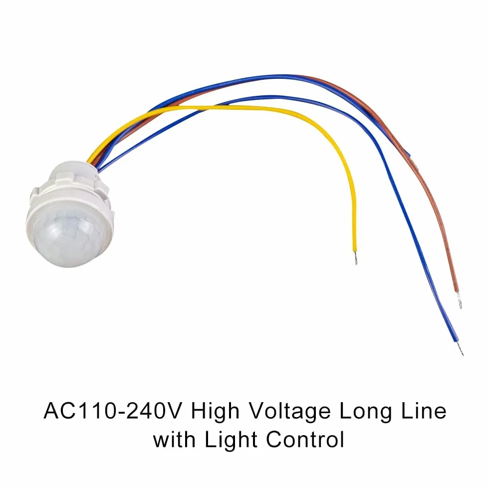 Heemol Mini czujnik ruchu PIR 110-220 V automatyczny włącznik światła 4 sztuki