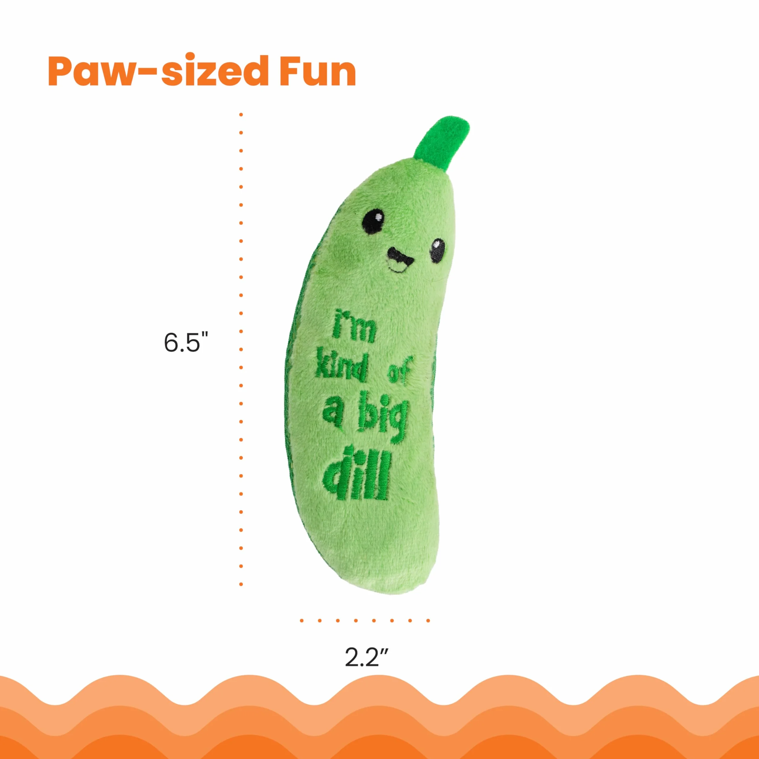 Petstages Crunchy Pickle Kicker Dental Catnip zabawka dla kota