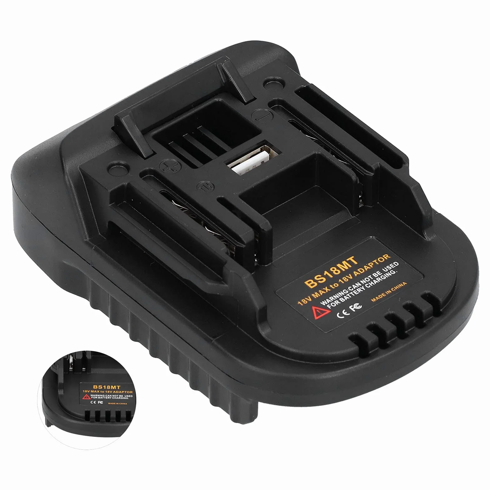 CHICIRIS Adapter Konwertera Baterii BS18MT 18 V Litowych Kompatybilny z BL1830 BL1840 BL1850 BL1860