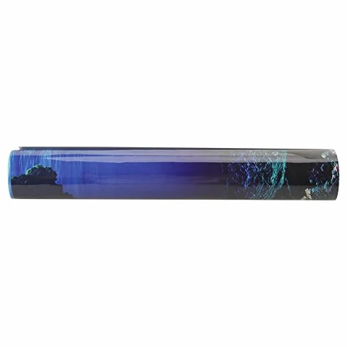 Zerodis Seaworld Aquarium Background, efekt 3D dwustronna naklejka naklejka plakat dekoracja do akwarium (76 x 46 cm)