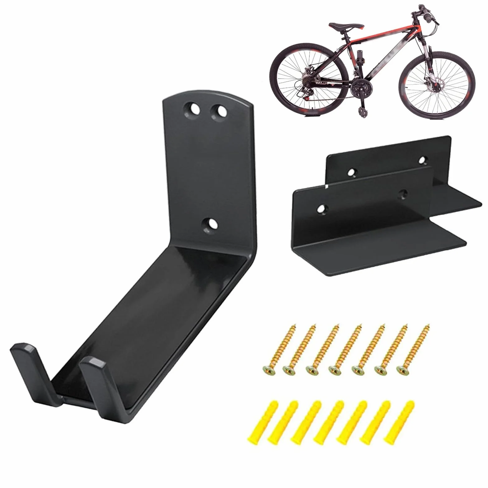 Uchwyt Ścienny Do Roweru 3 W 1, Uchwyt Ścienny Do Roweru O Nośności 30 Kg, MTB I Szosowego