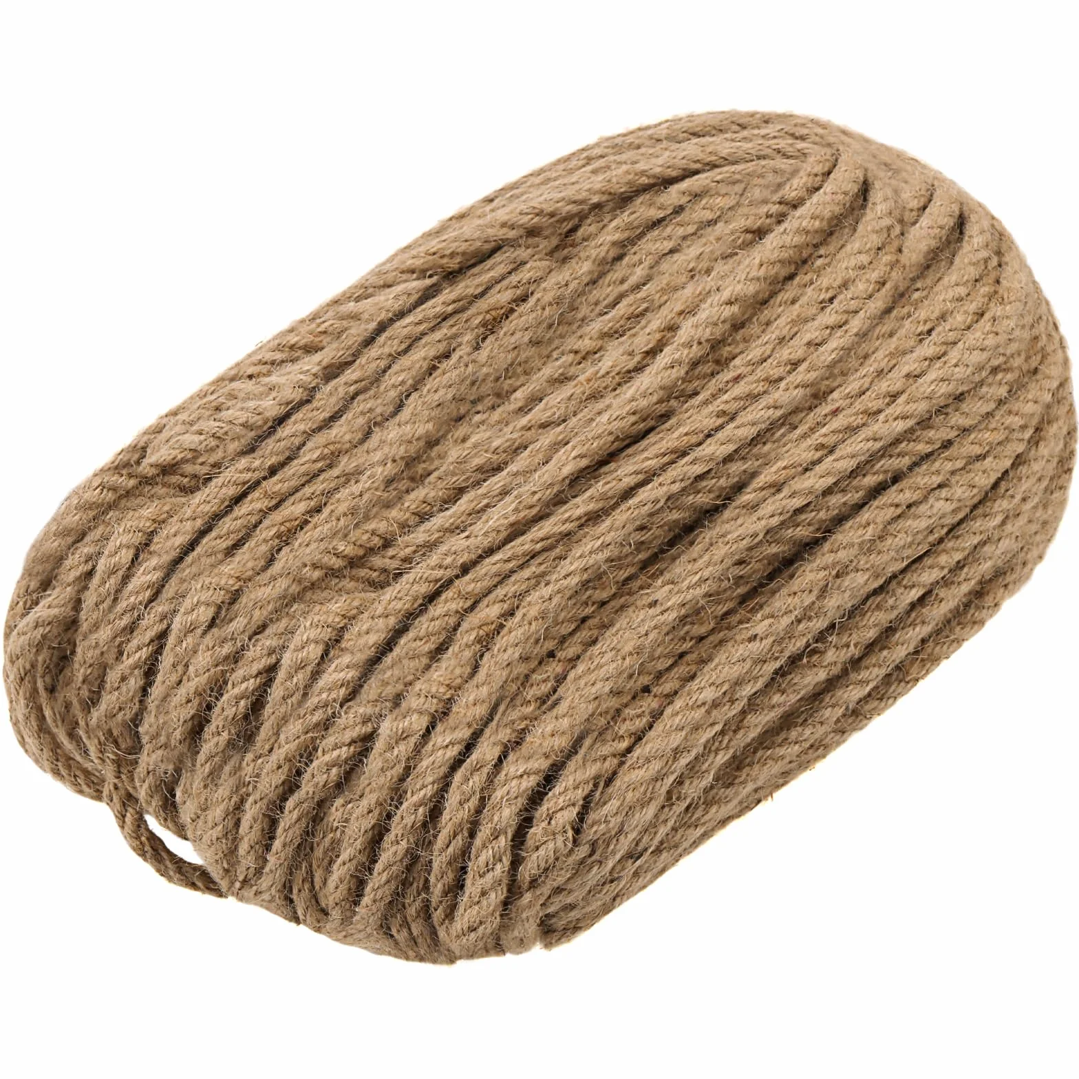FUNSUEI Sznurek jutowy 8 mm x 60 m, gruba lina konopna, sznurek jutowy do ogrodu, DIY, dekoracja