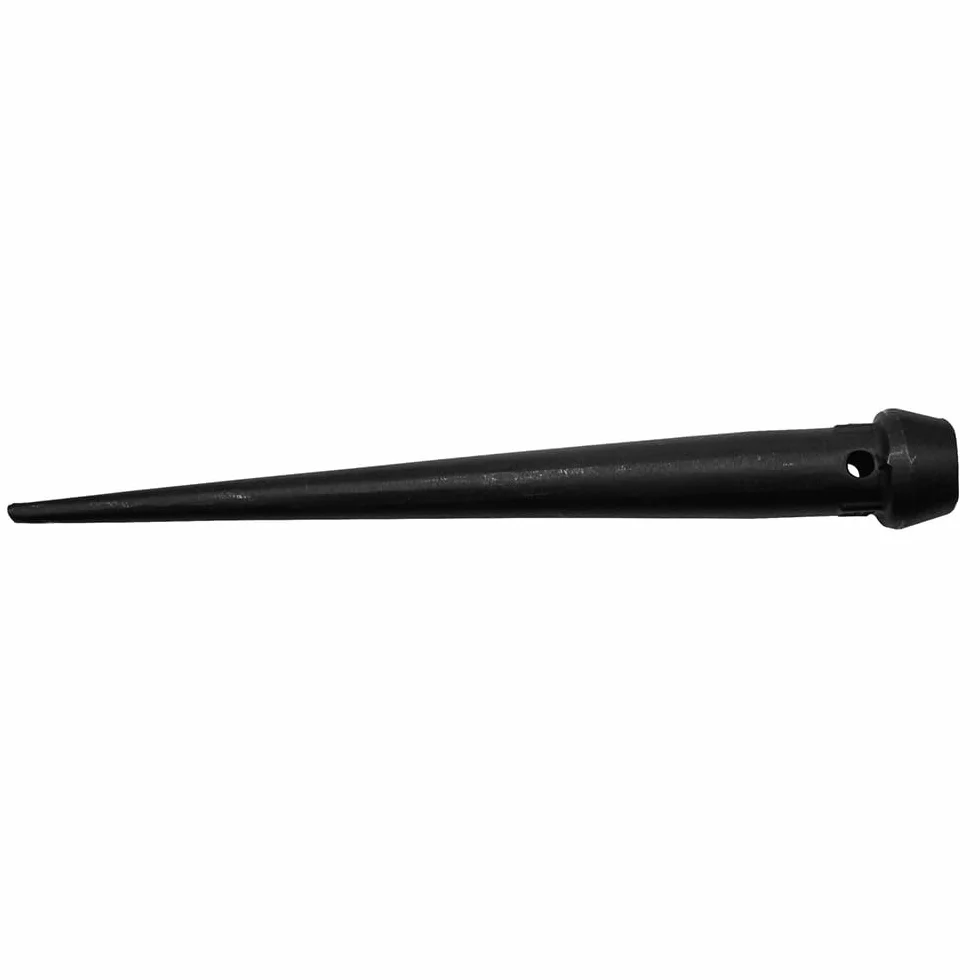 Klein Tools 3255TT Szpilka z szeroką głowicą, wyprodukowana w USA, kuta, hartowana stal z czarną powłoką i otworem do przymocowania, 1 i 1/4 cala
