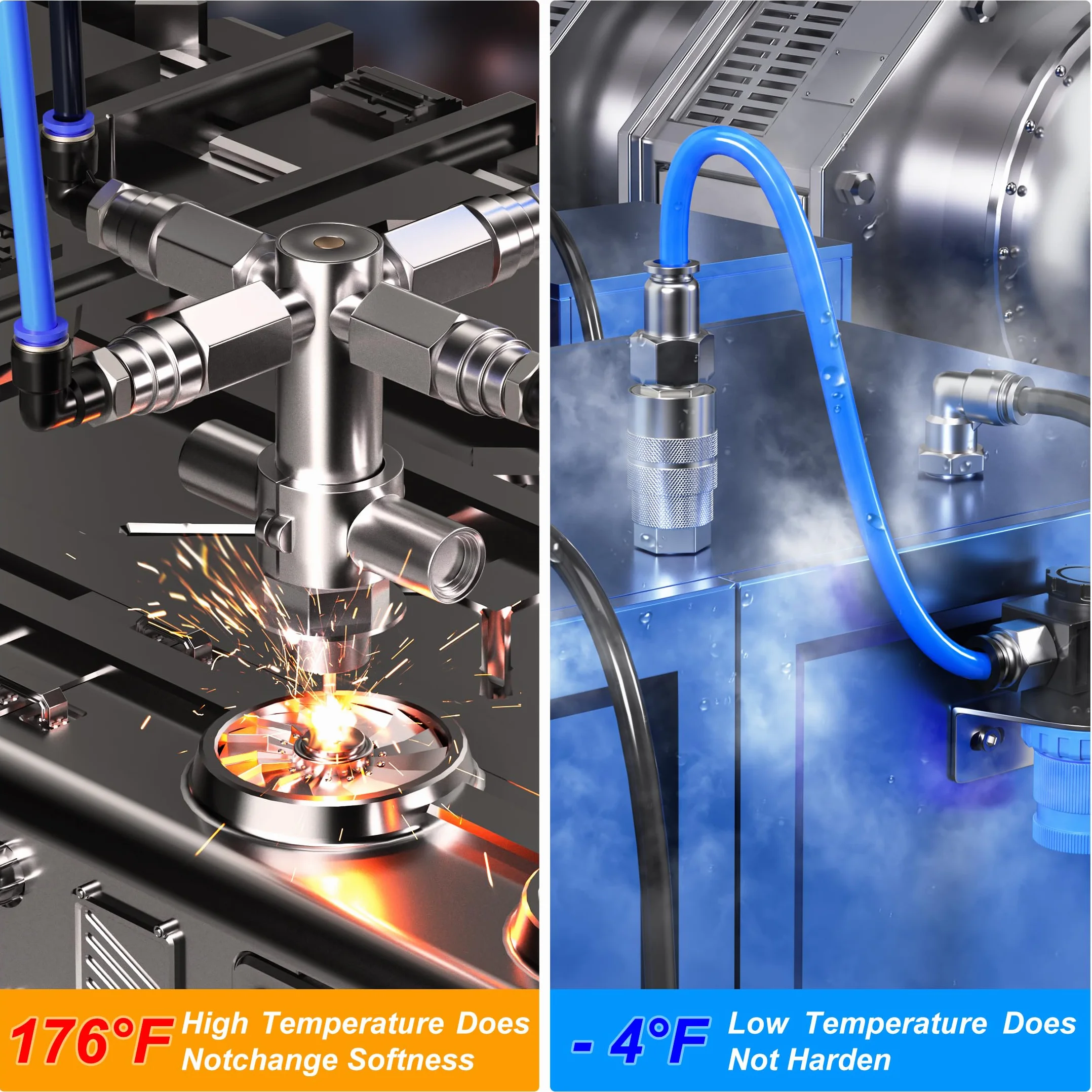 TAILONZ PNEUMATIC Czysty 6 mm OD 10 metrów PU rura powietrzna wąż Pu wąż powietrza do przewodów powietrznych lub rur transferowych płynu