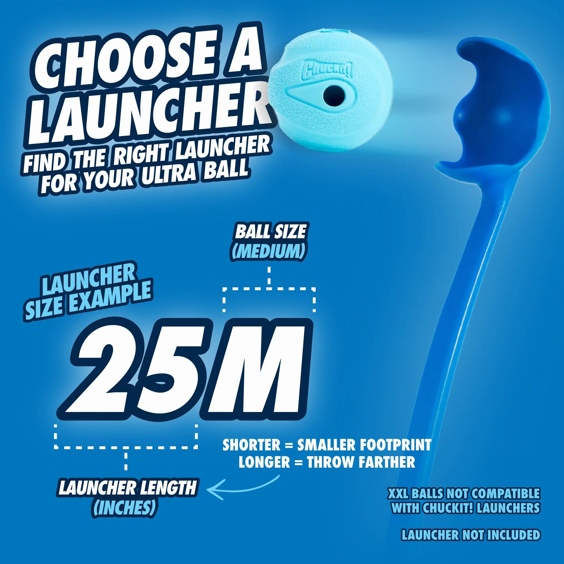 Chuckit! Whistler zabawka dla psa piłka, zestaw 2 sztuk, wielokolorowa, średnia (63,5 mm średnicy) dla psów o wadze 9–27 kg