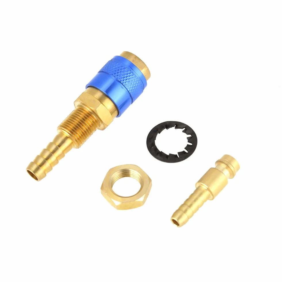 Adapter gazowy 8mm chłodzony wodą do palnika TIG 2 sztuki