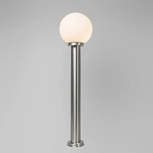 Lampa zewnętrzna słup stal nierdzewna 100 cm Sfera E27 1 światło