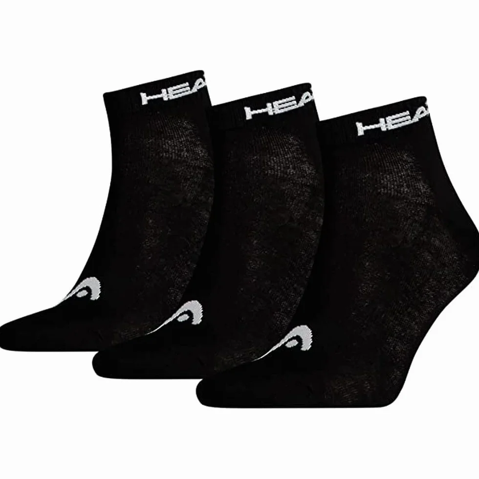 Head Skarpety męskie, 3 szt, Czarny, 40-42 EU