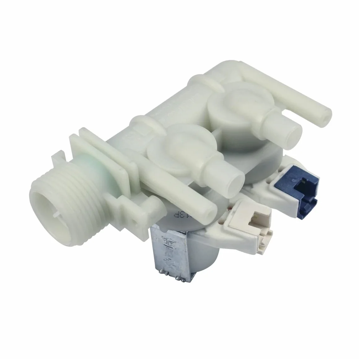 Zawór elektromagnetyczny zawór wlotowy zawór napełniający podwójny 180° 10,5 mm Ø pralka oryginalna Ariston Indesit Hotpoint Scholtès C00110333 Whirlpool Bauknecht 482000022813