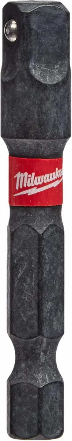 Milwaukee Wkład klucza nasadowego Shockwave 1/4 cala sześciokątny na czworokątny 12 x 4,7 x 2,6 cm