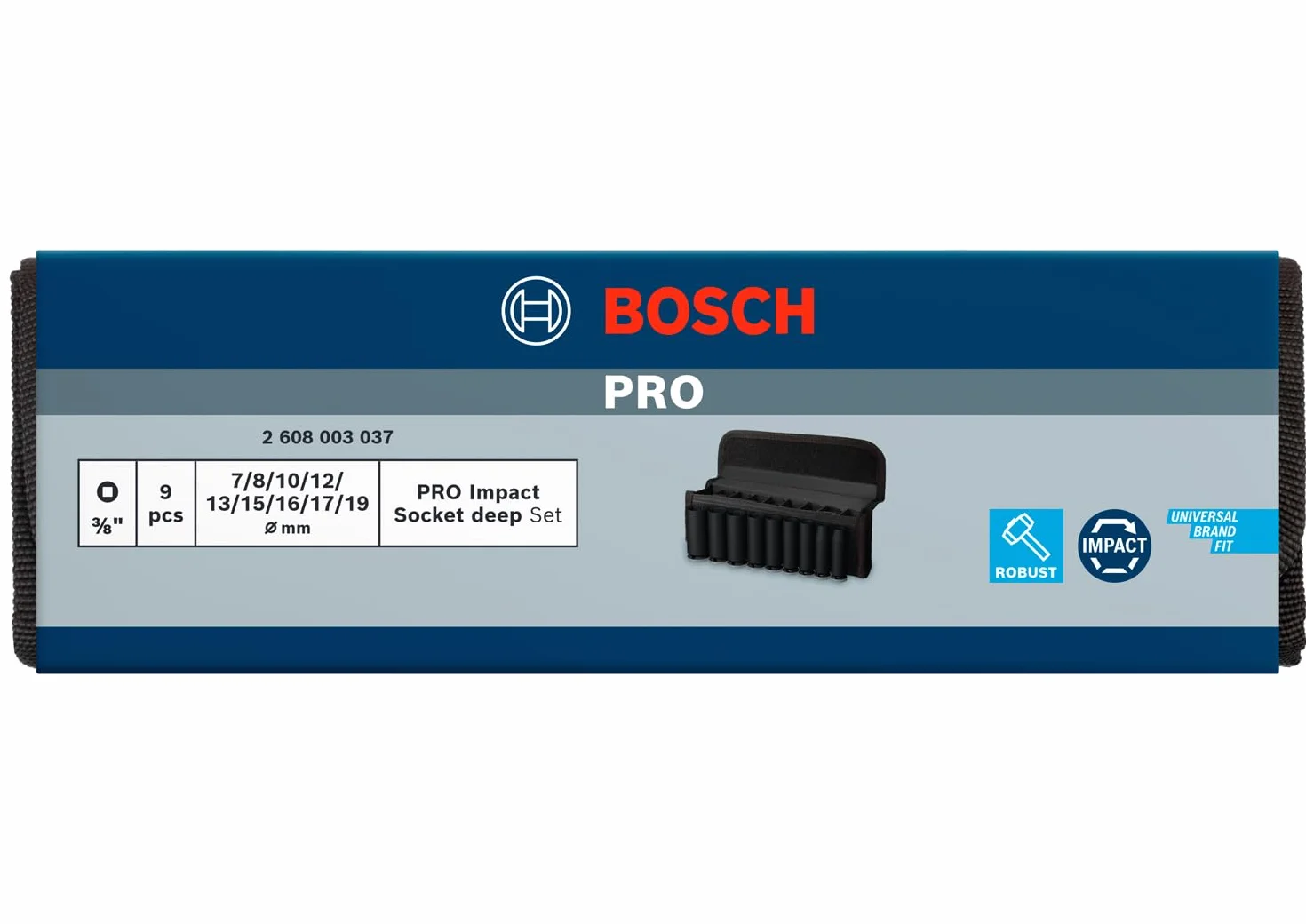Bosch 9 x PRO Impact zestaw nasadek (69 x 35 mm, profesjonalne akcesoria, wiertło i śrubokręt)