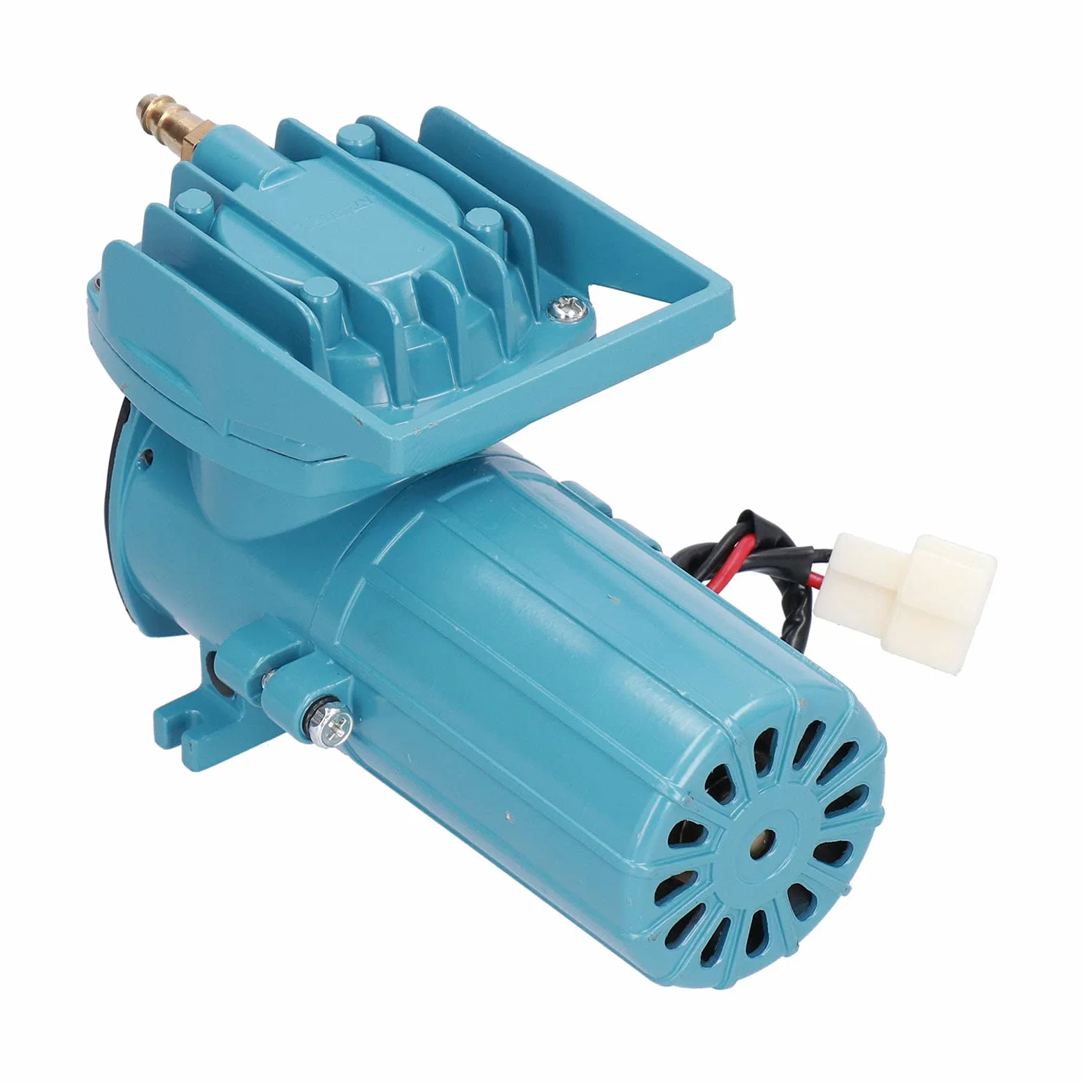 Fabater Pompa Tlenu DC 12 V 18 W do Akwarium, Pompa Powietrza do Akwarium o Konstrukcji Bezolejowej, Wysokociśnieniowa Napowietrzająca 38 L/min Systemu Hydroponicznego W Stawie Akwakultury