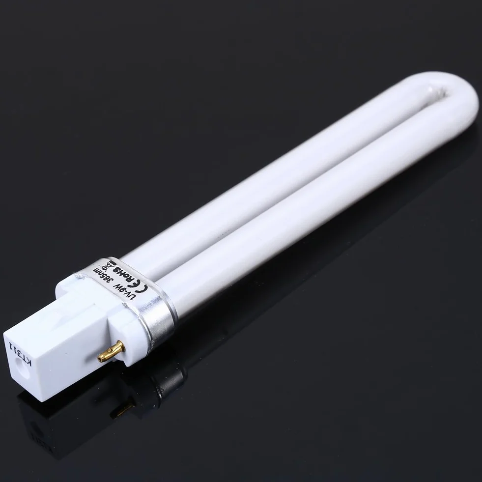 Lampy LED 9 W Zapasowa świetlówka UV Żarówki W Kształcie Litery U do Suszarki do Paznokci