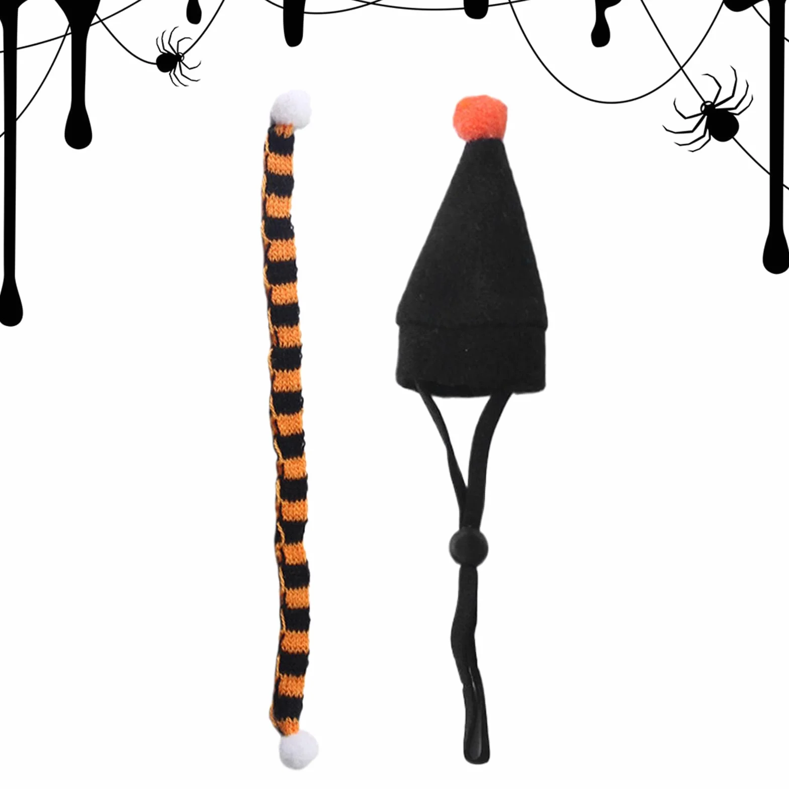 Przebranie chomika z szalikiem, uroczy strój dla chomika krasnoludka Halloween, strój dekoracyjny akcesoria imprezy dla gryzoni fotografia urodziny