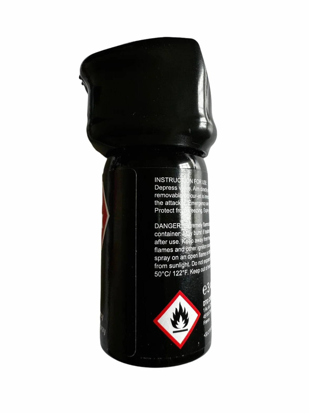 Spray antyagresyjny Stop Attack, 40 ml, la soluzione definitiva per la massima sicurezza, effectiace, veloce e deterrente, 4 metry di portata