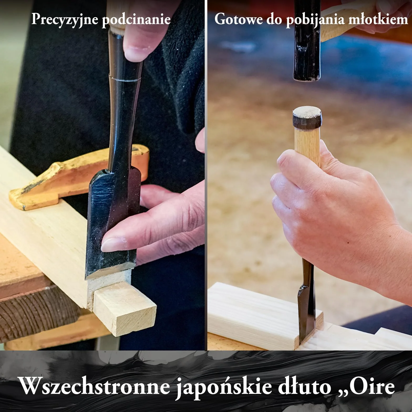 SUIZAN Japońskie Dłuto do Drewna 30 mm – Profesjonalne Oire Nomi Narzędzia Stolarskie