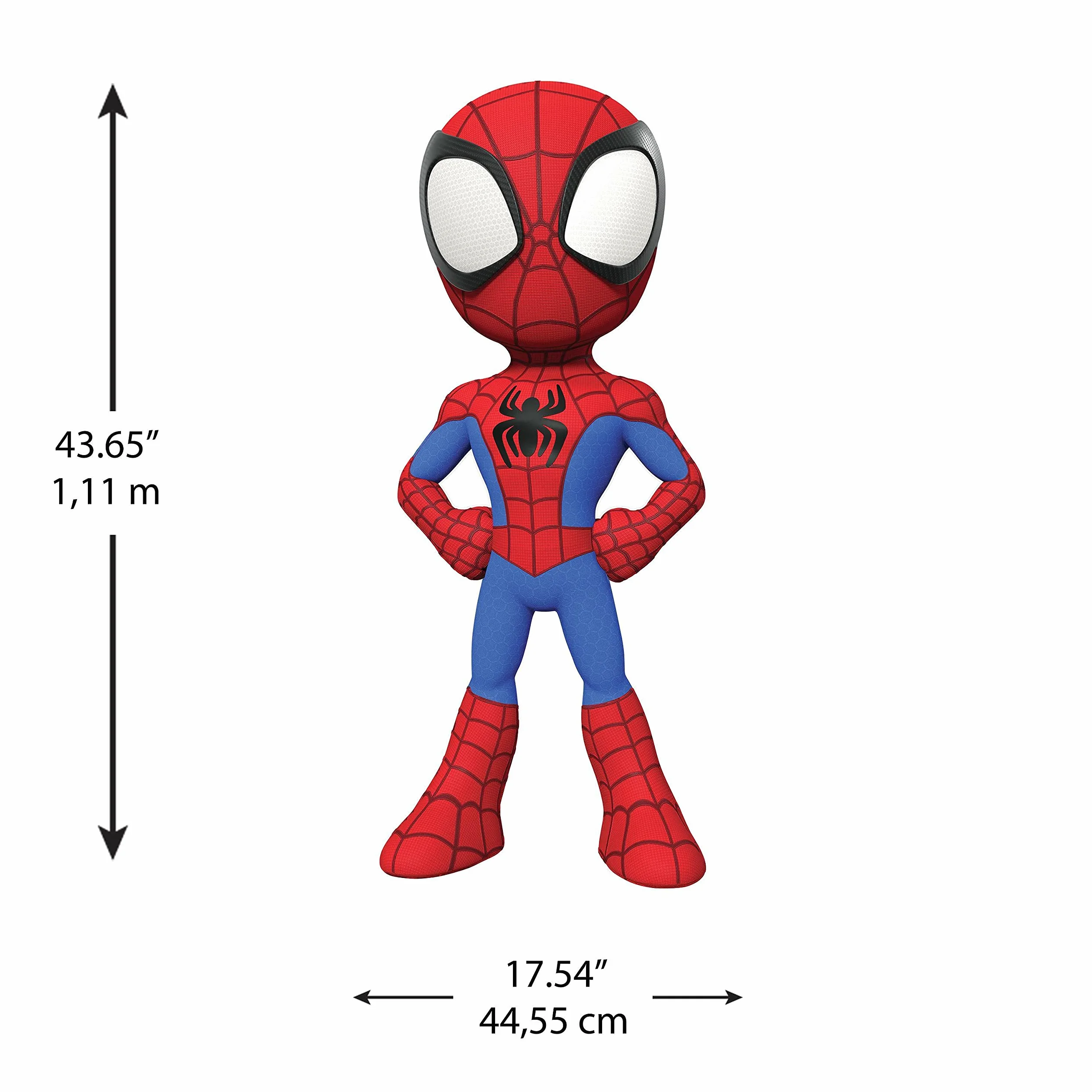Marvel RoomMates Gigantyczna naklejka Spidey i jej fantastyczni przyjaciele repozycjonowalne czerwony żółty niebieski zielony pomarańczowy fioletowy