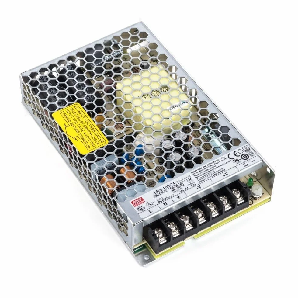 KingLed MeanWell zasilacz LRS-150-24 156 W DC 24 V IP20 transformator do diod LED