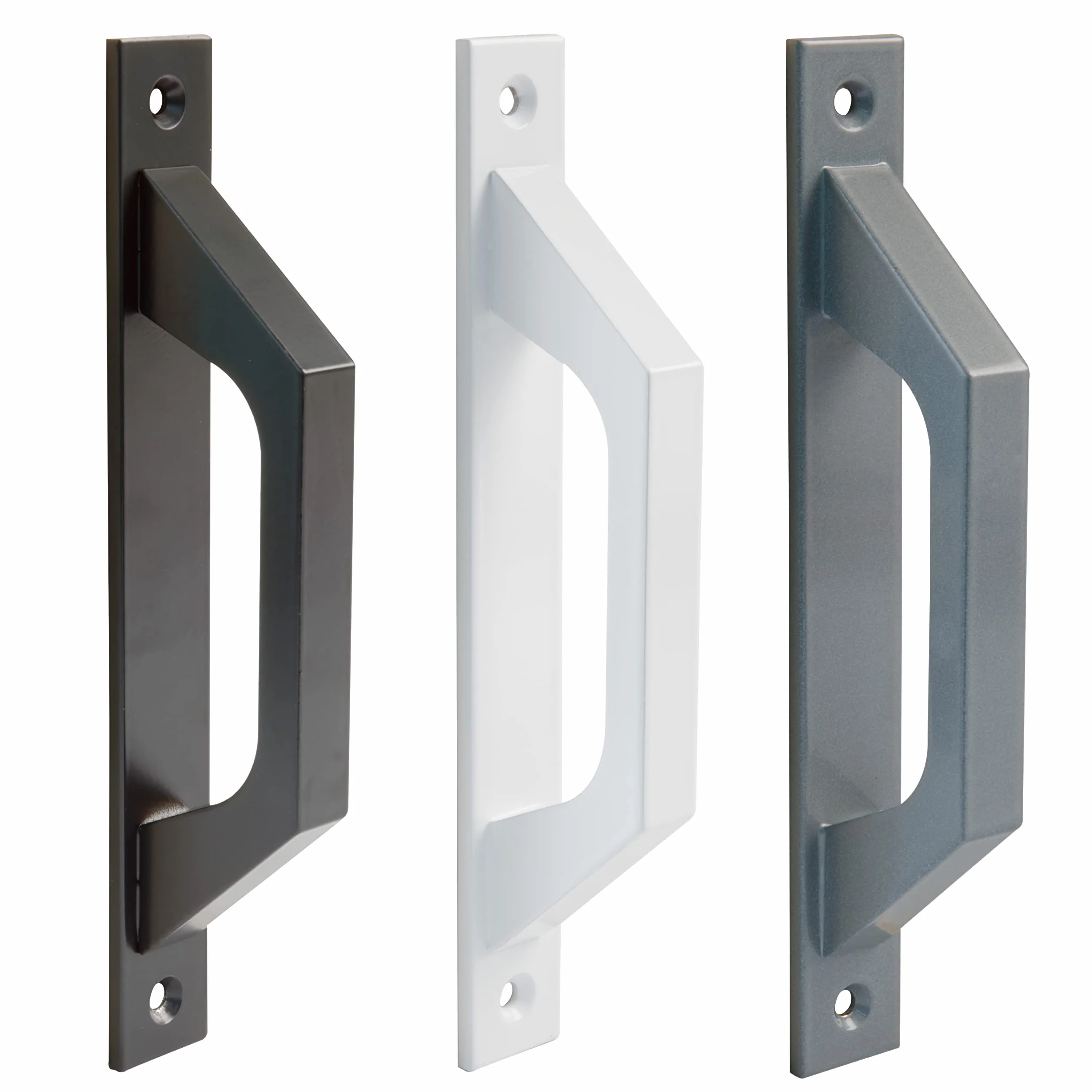 Amig - Aluminiowa klamka w kolorze białym do drzwi przesuwnych lub składanych - 198 x 25 x 40 mm | Funkcjonalny i wygodny uchwyt