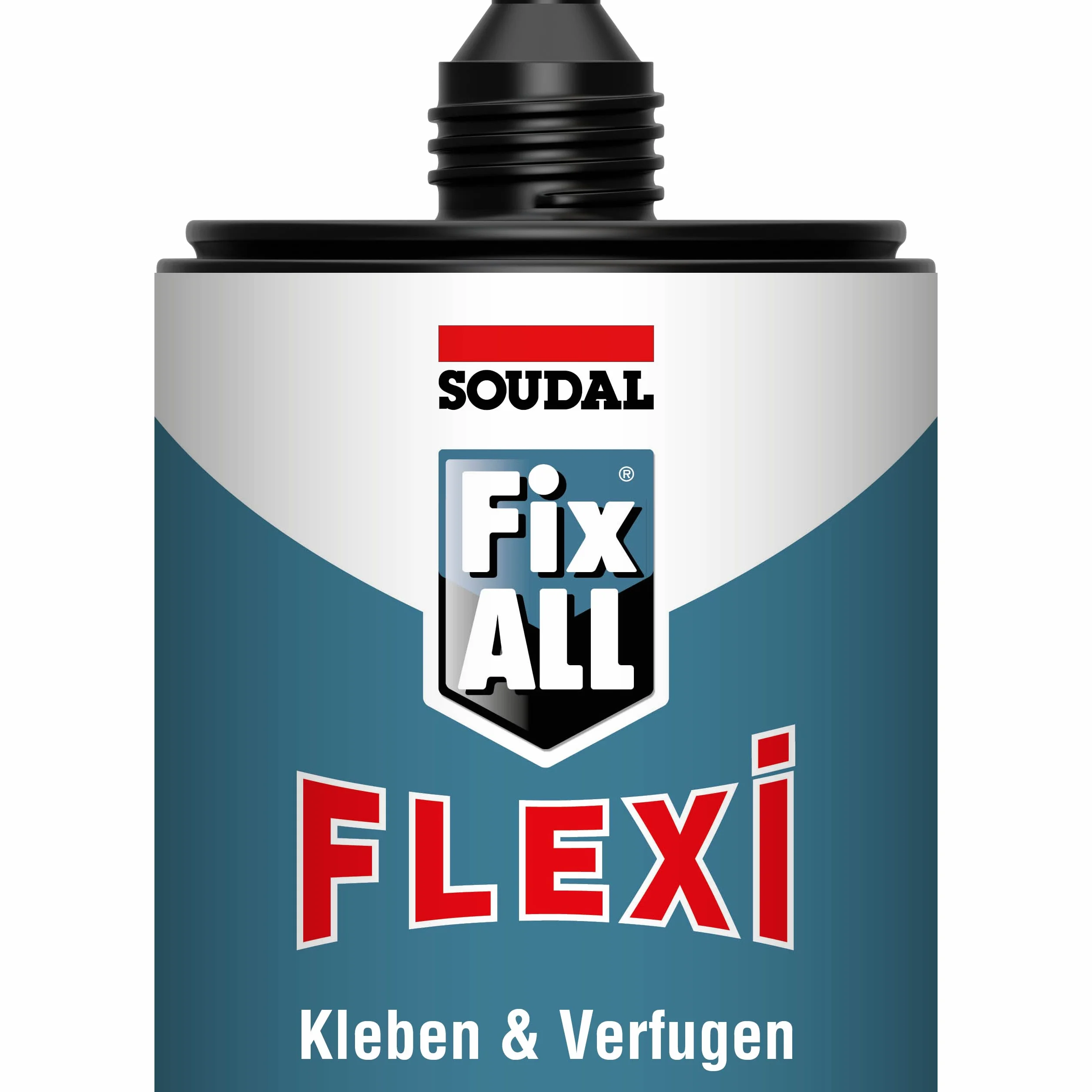 SOUDAL Fix ALL FLEXI, uniwersalny klej, 290 ml, szary, z dyszą zaciskową